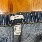 Forever 21 Dark Wash Baggy Cargo Jeans Photo 1