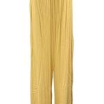 We Wore What Women's Yellow Sleeveless Cami Camisole Wide Leg Romper Jumpsuit L Photo 0