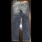 ZARA  Z1975 TRENDY DISTRESSED‎ JEANS SIZE 4 Photo 2