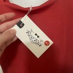 REORIA | NWT Women's Casual Pink Square Neck Snap Closure Thong Bodysuit, Size S Photo 7