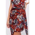 Free People  Is Hot To Trot Floral Print Strapless Front Wrap Mini Dress Photo 5