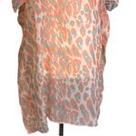 Lovers + Friends  Open/Cold Shoulder Animal Print Tunic‎ Cover Up Small Polyester Photo 4