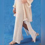 Elegant Cream Knit Swim Cover Photo 2