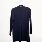 ZARA Medium Black Floral Dress with Gold Accent Photo 2