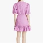 Veronica Beard  Iker Puffed-Sleeve Mini Dress Photo 2