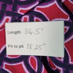 Taylor Burgundy Print Fit and Flare Dress Size 12 Wedding Guest Dress Purple Photo 9