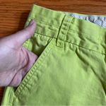 J.Crew  Chino Neon Green Yellow Shorts Photo 6