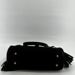 Dooney & Bourke Florentine Vachetta Medium Pocket Satchel Tassel Leather Black Photo 8