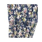 Allison Joy Floral Evereve Corbin Midi Dress S Blue Pink Sleeveless A-line Photo 4