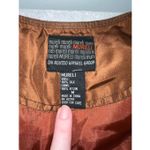 Women’s Orange Mureli 100% Silk Cargo Vest Buckles Zip Up Pockets Size M Photo 7