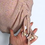 Valfre Pink Asymmetrical Ruched Mini Dress Photo 3