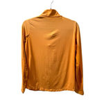 IBKUL Size Small Sun Protection Mock Neck Golf Shirt Long Sleeve Outdoor Orange Photo 5