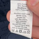 J.Crew  Swirling Lace Dress Navy Blue pockets Sleeveless Fit Flare Style Size 6 Photo 3