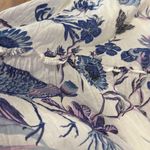 Banjanan Brenda Blue Pintuck Long Floral Dress tiered jubilee XS women's Photo 2