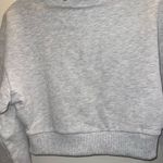We Wore What Light Heather Gray Oversized Cropped Hoodie Photo 2