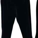 Trina Turk  Velvet Stretch Straight Leg Crop Pants Photo 0