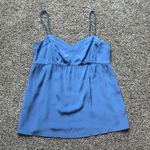 Lilly Pulitzer periwinkle blue silk tank top size M Photo 0