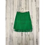 Sincerely Jules Fringe Halter Top and Skirt Set Women's Size small Green Photo 13