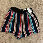 Lush Clothing NWT Lush Multi color high waist striped shorts XS Photo 1