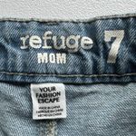 Refuge  Mom Classic‎ Denim Women’s Shorts Size 7 Distressed Photo 3