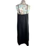 Supesu Black Cami Satin Eden Slip‎ Midi Dress Womens sz 8/10 Minimalist Y2K Goth Photo 6