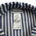 Tommy Bahama  Chambray Striped Boyfriend Beach Cover Up Shirt Womens Large Photo 2