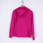 Athleta  Triumph Hoodie Zip Up Full Zip Jacket Bright Pink Size Medium Thumbholes Photo 5