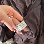 Women's Black Lightning Bolt Zip Up Hoodie Large Photo 4