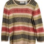 Vintage Textured Striped Sweater Photo 0