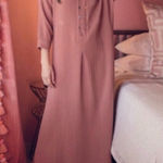 Odd Bird Kaftan Lounge Dress Gauze Size Small S Pink Photo 0