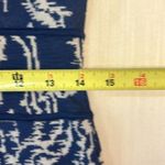 Peruvian Connection  Women's Dress Sz S Blue White Sweater Knit A-Line Sleeveless Photo 5