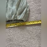 Mable Sage Green Halter Bubble Hem Top Photo 4