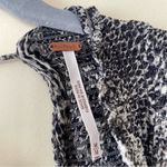 Free People Roma grey snakeskin blouse Photo 7