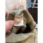 Source Unknown Ribbed Tank Dress Olive Green Midi Cargo Pockets Square Neck Sleeveless L Photo 6