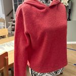 EXPRESS Size Large Pink Fleece Hoodie Photo 2