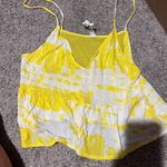 Alo Yoga  yellow and white tank top M Photo 2
