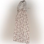 Free People NWOT Daria Graphic Maxi Dress in Ivory Combo open back XL Photo 3