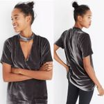 Madewell Velvet Choker Top Womens Size Small Spacecore Fairycore Whimsigoth Rave Photo 1