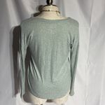 American Eagle  outfitters v-neck soft & sexy long sleeve rib top size large. Photo 2