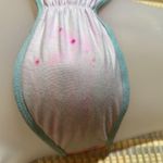 PINK - Victoria's Secret  Pastel Chevron Stripes Lace Bandeau Color Bleed Medium M Photo 10