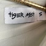 Tiger Mist  Grey Abstract Cross Cut Mini Dress - Size - Small Photo 2