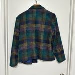 SAG HARBOR | Vintage Petite Plaid Single Breasted Button Blazer Jacket, 12(S) Green Photo 1