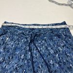 Athleta Avenue Printed Wide Leg Crop Pant Allure Navy Blue Womens SZ 8 Athletic Photo 6