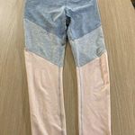 Outdoor Voices Peach and Gray Leggings Polyester Spandex Small GUC Full Length Photo 0