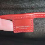 Burberry  RED, CANVAS LEATHER SHOULDER BAG Photo 11