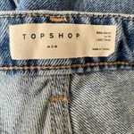 Topshop Super Ripped Mom Jeans in mid blue Size 26 Photo 5