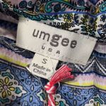 Umgee  size small bohemian tie neck balloon sleeve 3/4 sleeve knee length dress Photo 2