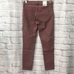 Big star NWT  Women's 24x25 Alex Cropped Skinny Jeans in Altair- Pink/Plum Mauve Photo 4