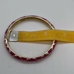 Sequin Bangle Bracelet Pink Photo 3