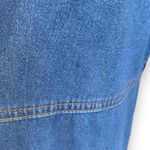 Vintage 90s Boston Classics Denim Jumper Dress Plus Size 16W Blue Jean Pocket Photo 5